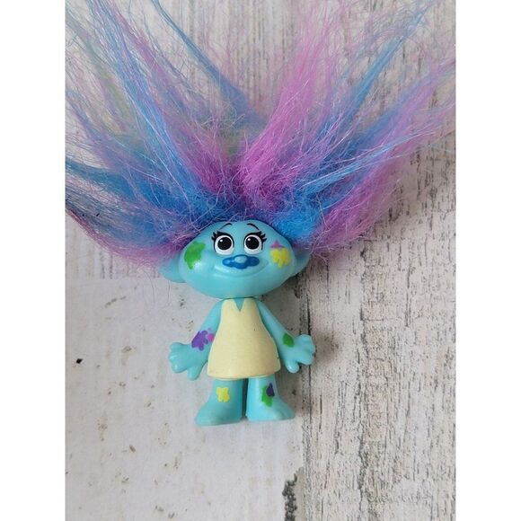 Hasbro 2015 Mini troll paint splatter toy dwa figure - Picture 1 of 4